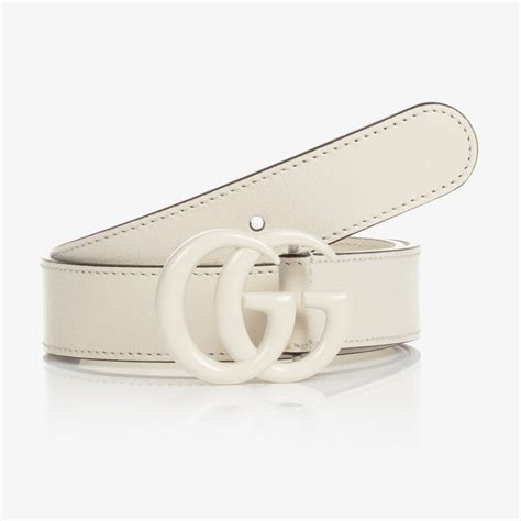 gucci ivory belt